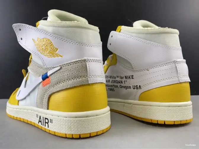 Rep MAX 1 Off-White Powder Air Jordan Dark Yellow-Cone x NRG AQ0818-149 White 0520